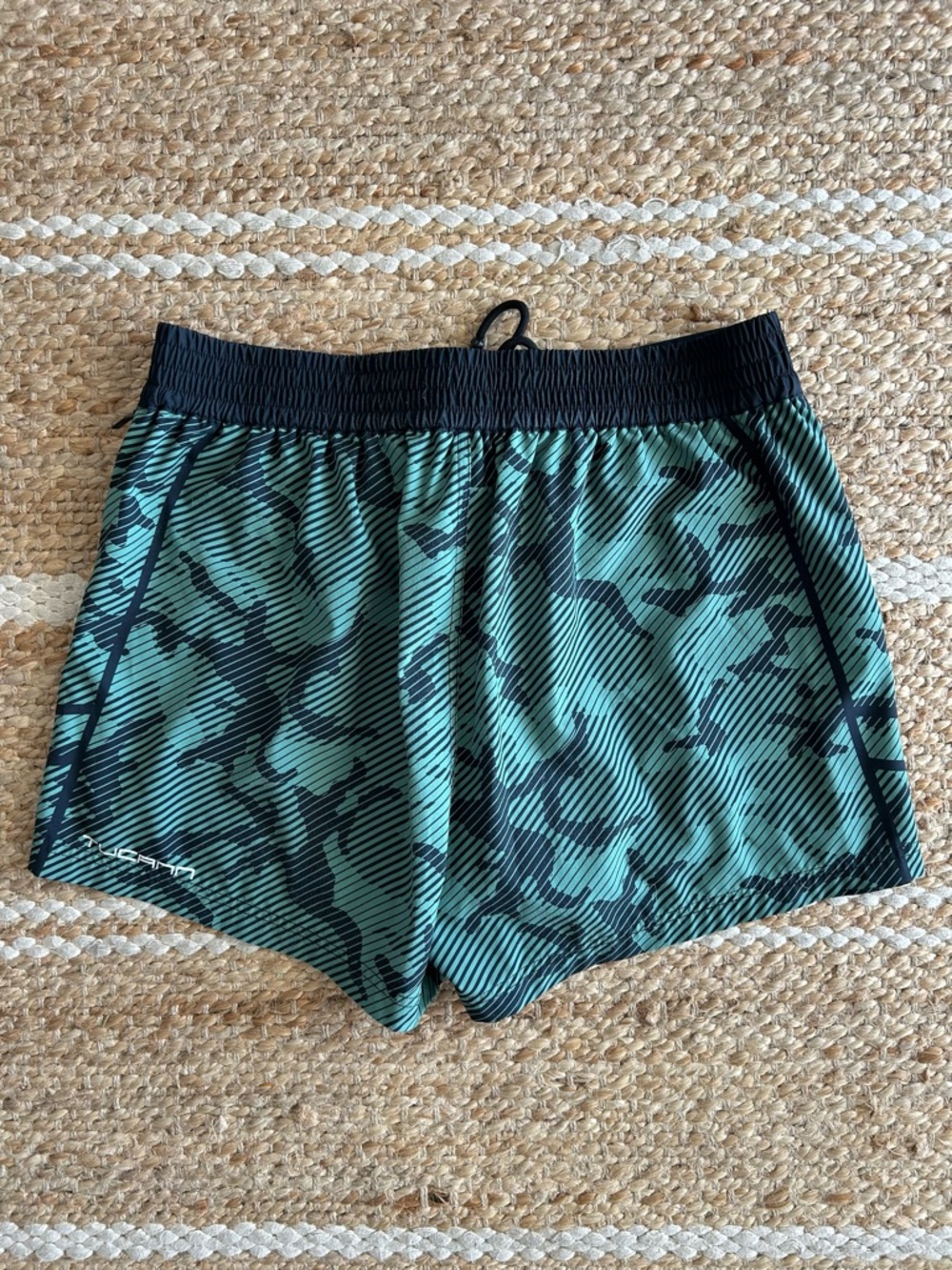 Tucann Striped Camo Swim Trunks Green Camo - Picture 6 of 13